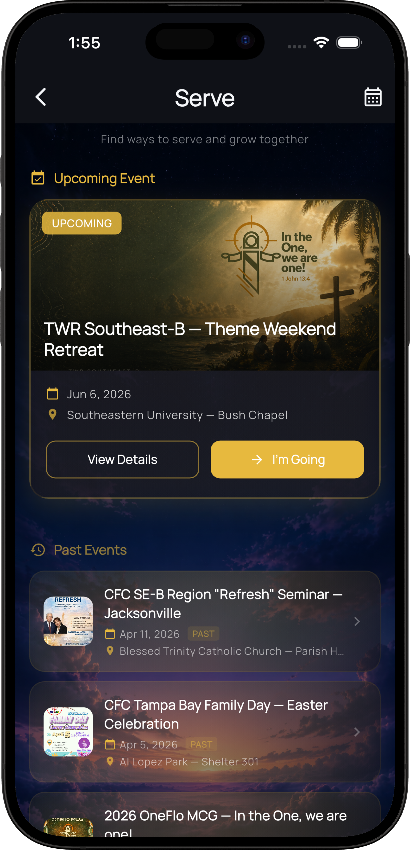AIsaiah Serve — community events and acts of service